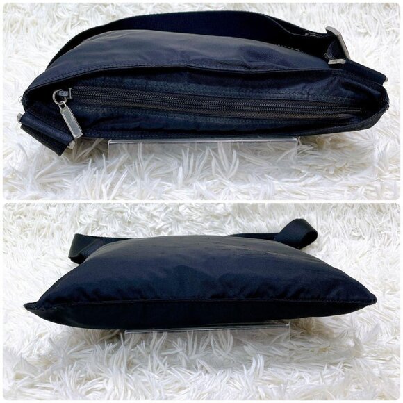 PRADA Nylon Bag Shoulder Sacoche with Guarantee and Triangle LOGO - Picture 5 of 10